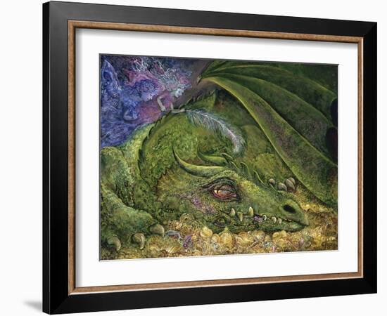 Never Tickle A Sleeping Dragon-Josephine Wall-Framed Giclee Print