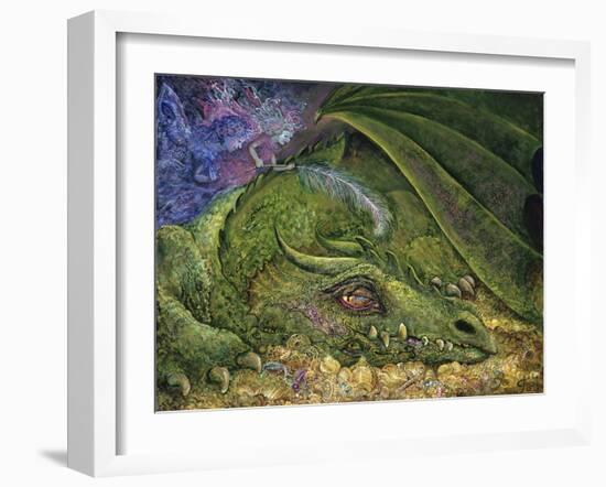 Never Tickle A Sleeping Dragon-Josephine Wall-Framed Giclee Print