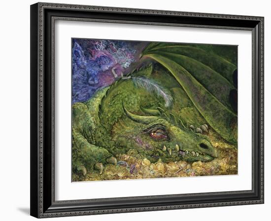 Never Tickle A Sleeping Dragon-Josephine Wall-Framed Giclee Print