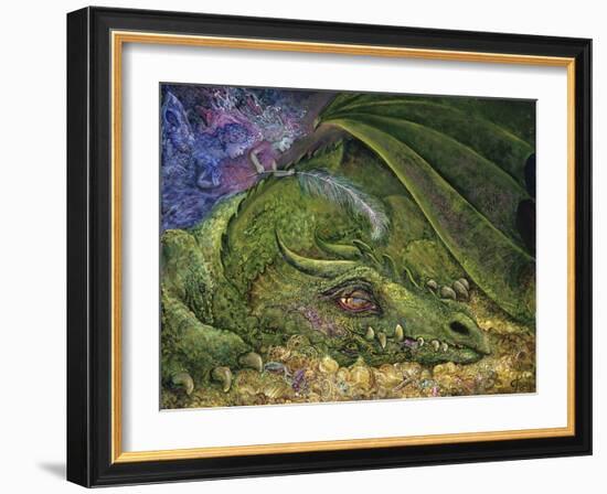 Never Tickle A Sleeping Dragon-Josephine Wall-Framed Giclee Print