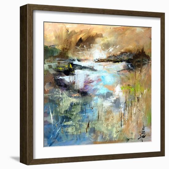 Nevern Lights V-Anne Farrall Doyle-Framed Art Print