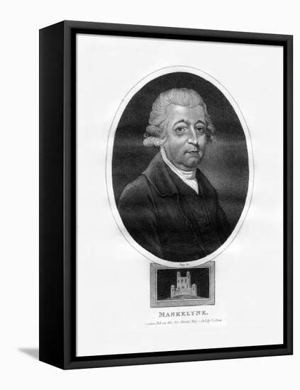 Nevil Maskelyne, Fifth British Astronomer Royal-Page-Framed Premier Image Canvas