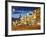 Nevsky Prospekt at Night, St. Petersurg, Russia, Europe-Vincenzo Lombardo-Framed Photographic Print