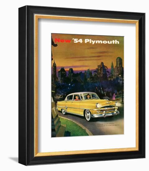 New '54 Plymouth-null-Framed Premium Giclee Print