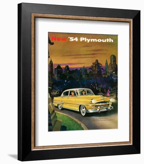 New '54 Plymouth-null-Framed Art Print