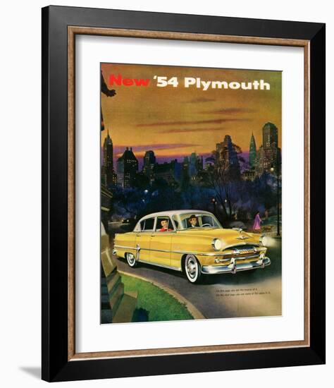 New '54 Plymouth-null-Framed Art Print