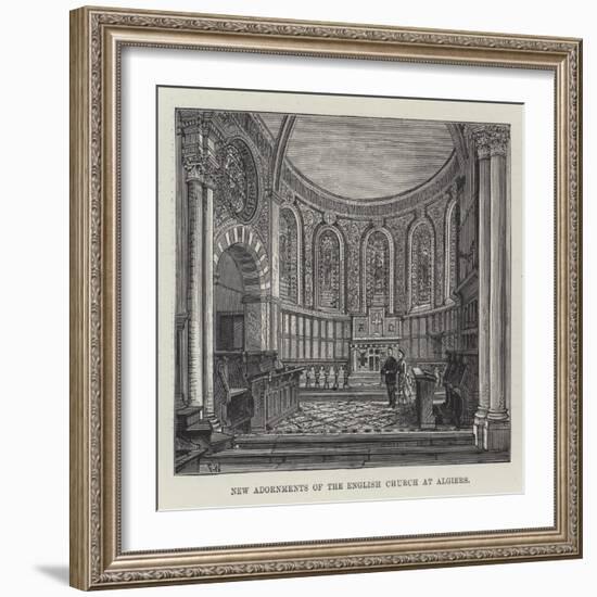 New Adornments of the English Church at Algiers-Frank Watkins-Framed Giclee Print