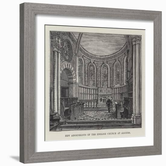 New Adornments of the English Church at Algiers-Frank Watkins-Framed Giclee Print