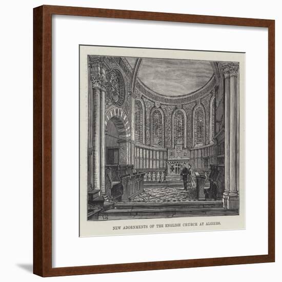 New Adornments of the English Church at Algiers-Frank Watkins-Framed Giclee Print