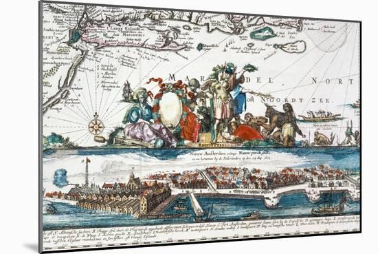 New Amsterdam, 1673-Hugo Allard-Mounted Giclee Print