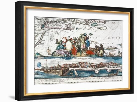 New Amsterdam, 1673-Hugo Allard-Framed Giclee Print