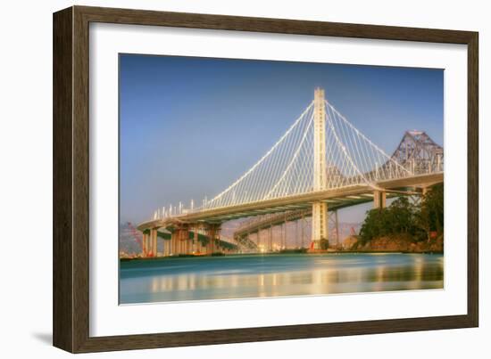 New and Old East Span, Bay Bridge-Vincent James-Framed Photographic Print