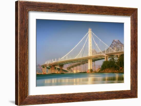 New and Old East Span, Bay Bridge-Vincent James-Framed Photographic Print