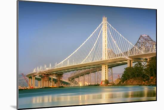 New and Old East Span, Bay Bridge-Vincent James-Mounted Photographic Print