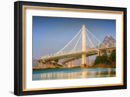 New and Old East Span, Bay Bridge-Vincent James-Framed Photographic Print