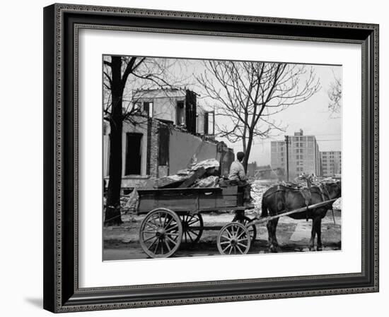 New Apartment Buildings Put Up by Chicago Housing Authority to Replace Slum Dwellings-Fritz Goro-Framed Photographic Print