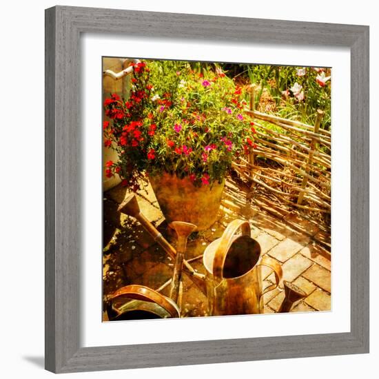 New April Garden I-Alan Hausenflock-Framed Photo