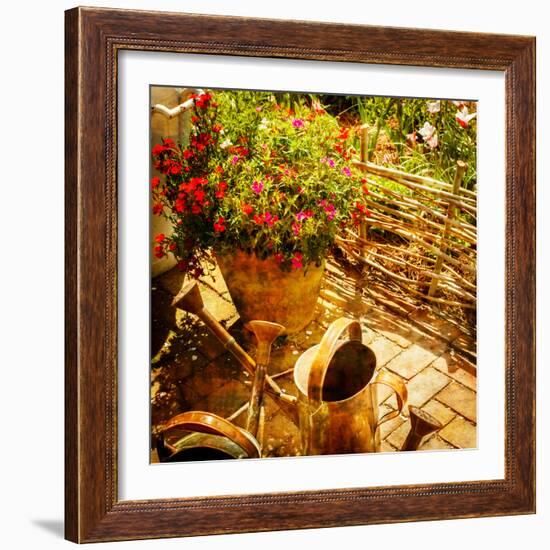 New April Garden I-Alan Hausenflock-Framed Photo