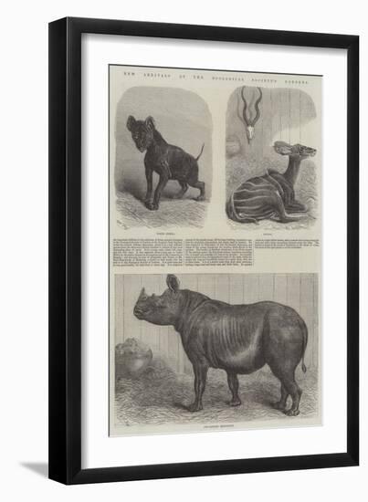 New Arrivals at the Zoological Society's Gardens-Friedrich Wilhelm Keyl-Framed Giclee Print