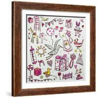 New Baby girl, 2019-Sarah Battle-Framed Giclee Print