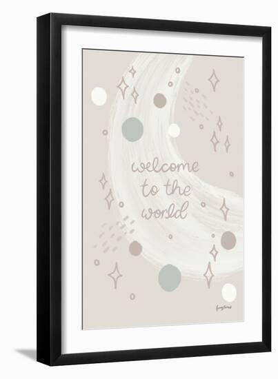 New Baby II Neutral-Becky Thorns-Framed Art Print