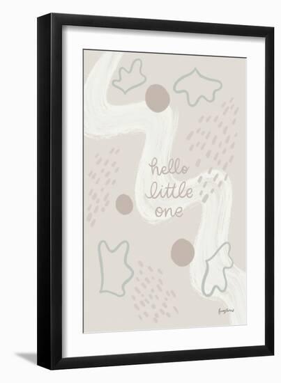 New Baby III Neautral-Becky Thorns-Framed Art Print