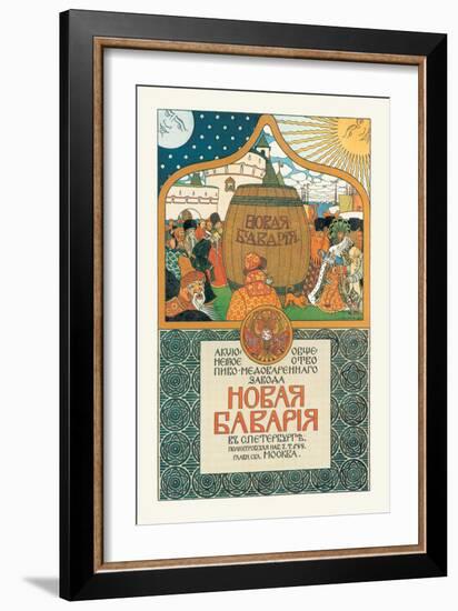 New Bavaria Mead and Beer-Ivan Bilibin-Framed Art Print