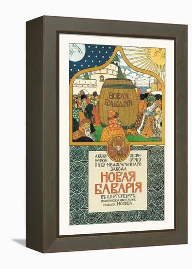 New Bavaria Mead and Beer-Ivan Bilibin-Framed Stretched Canvas