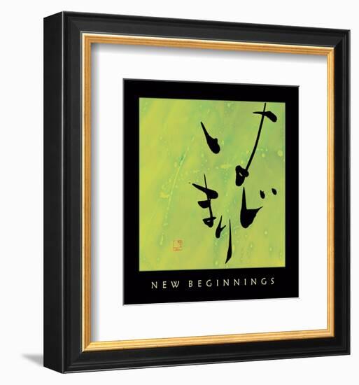 New Beginnings 1-Sybil Shane-Framed Art Print