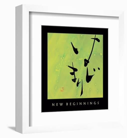 New Beginnings 1-Sybil Shane-Framed Art Print