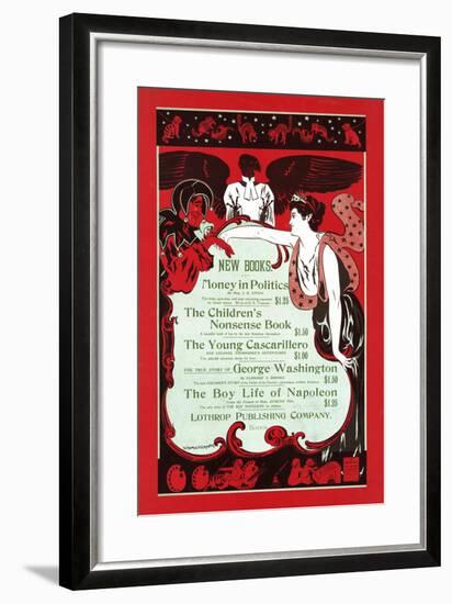 New Books.-null-Framed Art Print