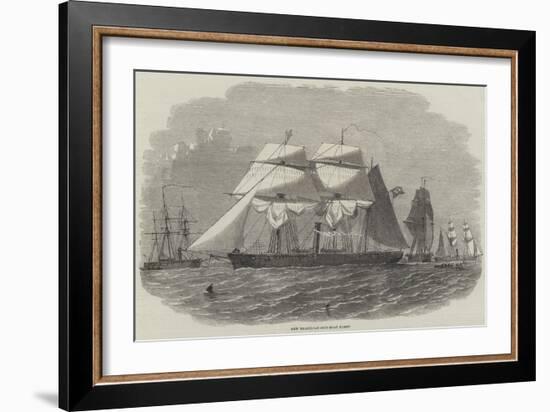 New Brazilian Gun-Boat Fleet-Edwin Weedon-Framed Giclee Print