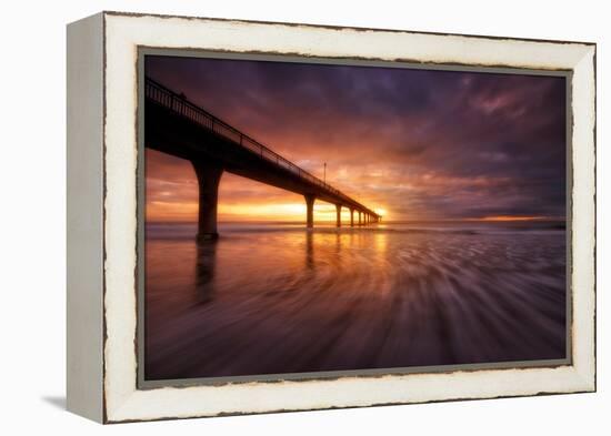 new brighton 2-Lincoln Harrison-Framed Stretched Canvas