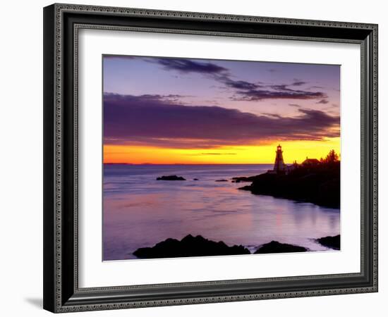 New Brunswick, Campobello Island, East Quoddy Lighthouse, Canada-Alan Copson-Framed Photographic Print