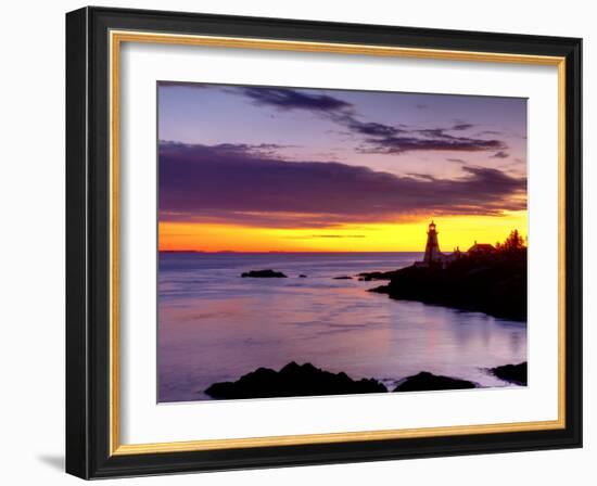 New Brunswick, Campobello Island, East Quoddy Lighthouse, Canada-Alan Copson-Framed Photographic Print