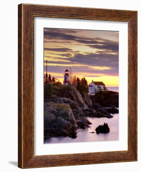 New Brunswick, Campobello Island, East Quoddy Lighthouse, Canada-Alan Copson-Framed Photographic Print