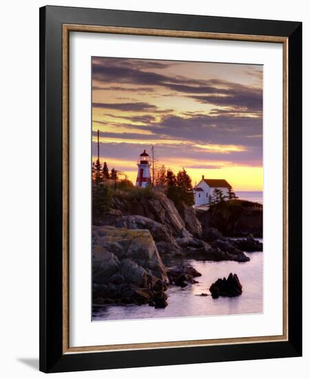 New Brunswick, Campobello Island, East Quoddy Lighthouse, Canada-Alan Copson-Framed Photographic Print