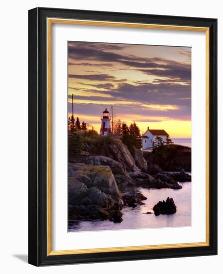 New Brunswick, Campobello Island, East Quoddy Lighthouse, Canada-Alan Copson-Framed Photographic Print