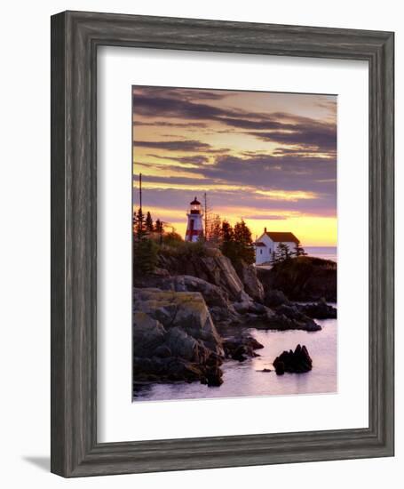 New Brunswick, Campobello Island, East Quoddy Lighthouse, Canada-Alan Copson-Framed Photographic Print