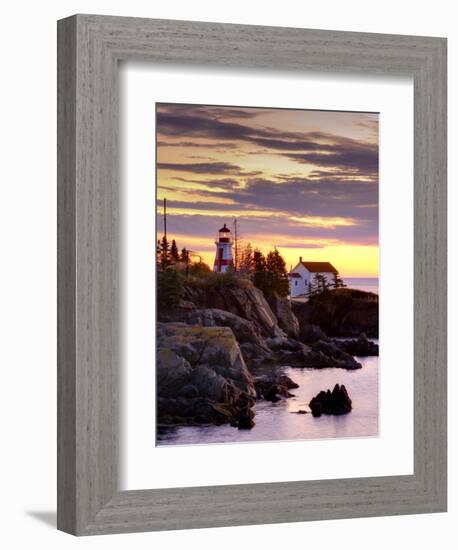 New Brunswick, Campobello Island, East Quoddy Lighthouse, Canada-Alan Copson-Framed Photographic Print