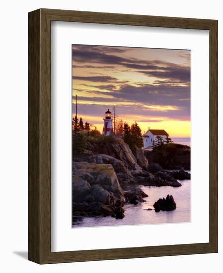 New Brunswick, Campobello Island, East Quoddy Lighthouse, Canada-Alan Copson-Framed Photographic Print