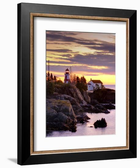 New Brunswick, Campobello Island, East Quoddy Lighthouse, Canada-Alan Copson-Framed Photographic Print