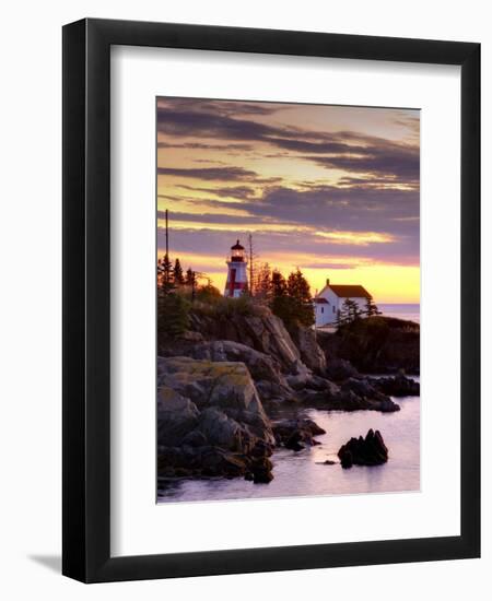 New Brunswick, Campobello Island, East Quoddy Lighthouse, Canada-Alan Copson-Framed Photographic Print