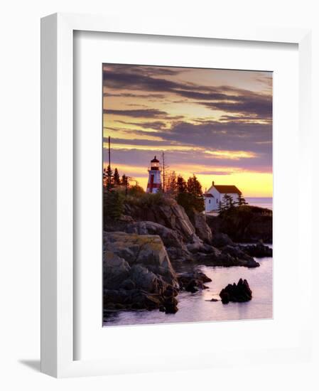 New Brunswick, Campobello Island, East Quoddy Lighthouse, Canada-Alan Copson-Framed Photographic Print