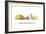 New Brunswick New Jersey Skyline Wb1-Marlene Watson-Framed Giclee Print