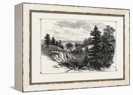 New Brunswick, on the Bay Chaleurs, Canada, Nineteenth Century-null-Framed Premier Image Canvas