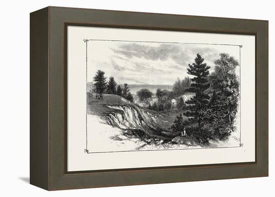 New Brunswick, on the Bay Chaleurs, Canada, Nineteenth Century-null-Framed Premier Image Canvas