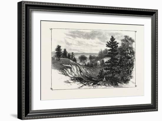 New Brunswick, on the Bay Chaleurs, Canada, Nineteenth Century-null-Framed Giclee Print