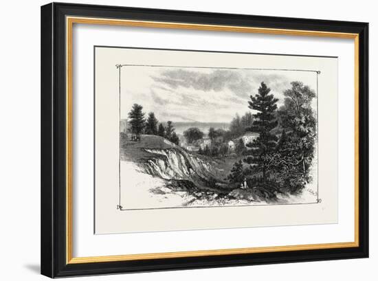 New Brunswick, on the Bay Chaleurs, Canada, Nineteenth Century-null-Framed Giclee Print