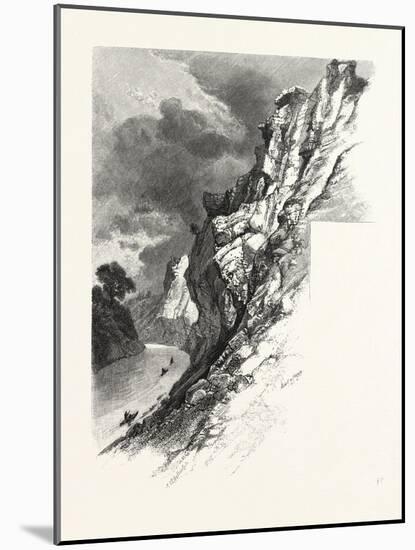 New Brunswick, Plaster Rocks, Tobique River, Canada, Nineteenth Century-null-Mounted Giclee Print